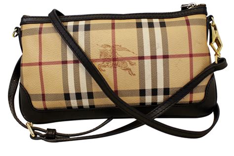 Burberry Haymarket Check Peyton Crossbody Bag 